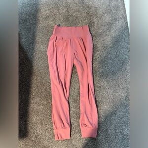 Athleta light pink joggers
